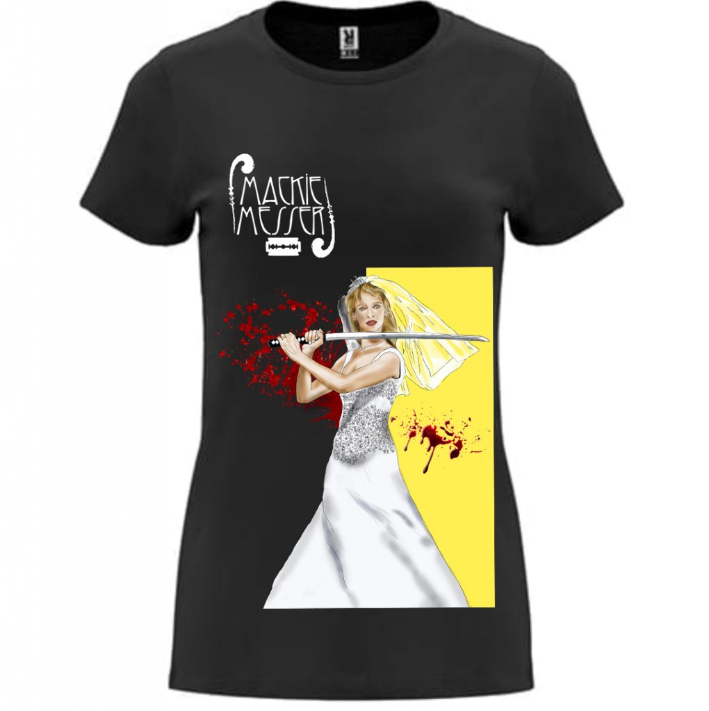 Camiseta Kll Bill, ajustada