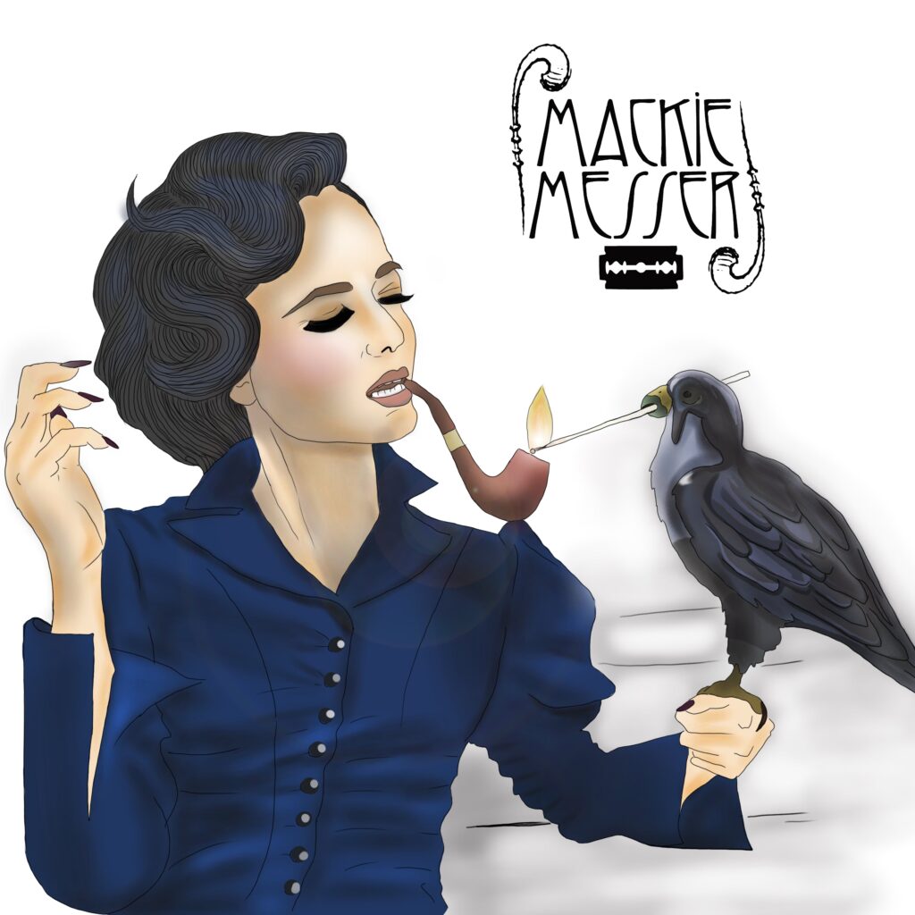 Ilustración "Eva Green en Miss Peregrine’s Home for Peculiar Children"