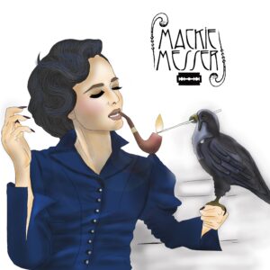 Ilustración "Eva Green en Miss Peregrine’s Home for Peculiar Children"