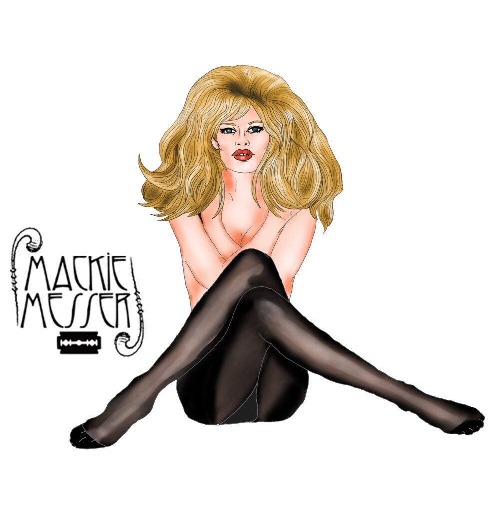 Ilustración de Brigitte Bardot