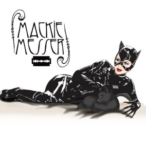 Ilustración Cat Woman de Michelle Pfeiffer