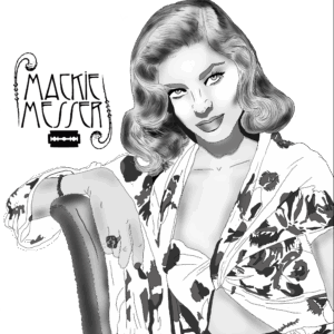 Ilustración de Lauren Bacall