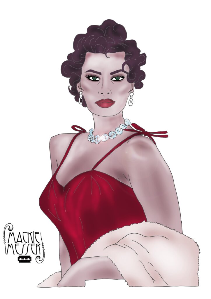 Ilustración de Sophia Loren